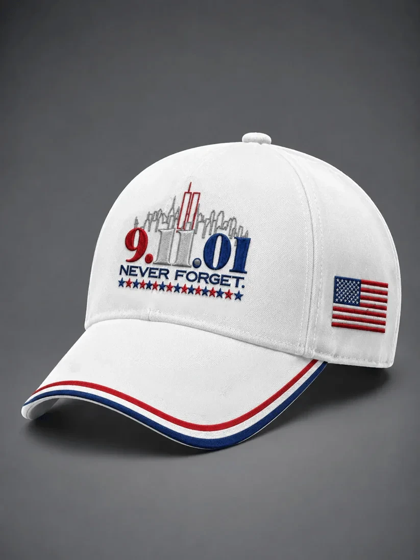 911 25th Anniversary We Will Never Forget Hat 911 Baseball Cap Memorial Gift Ideas