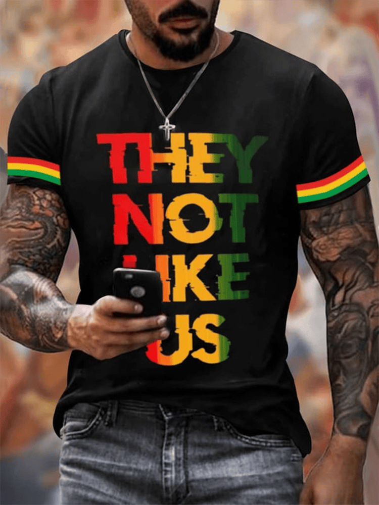 Black History Month They Not Like Us T-Shirt African American History Month Tee Gift Idea - Woodnwickscandlecompany
