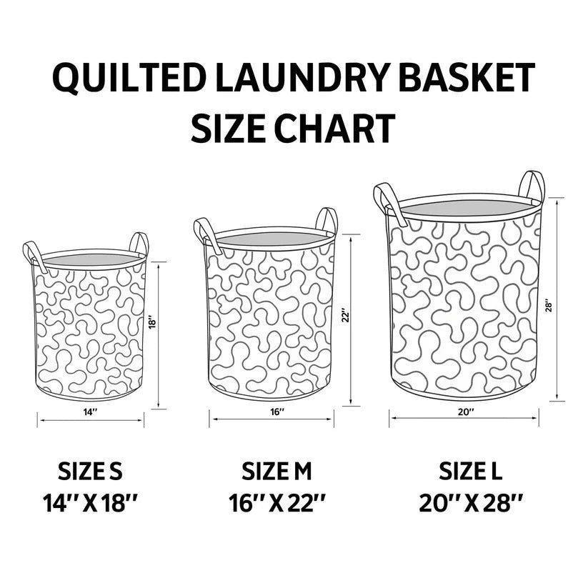 Cactus Field Quilted Laundry Basket Desert Cactus Succulent Clothes Hamper Housewarming Gifts - Image 3