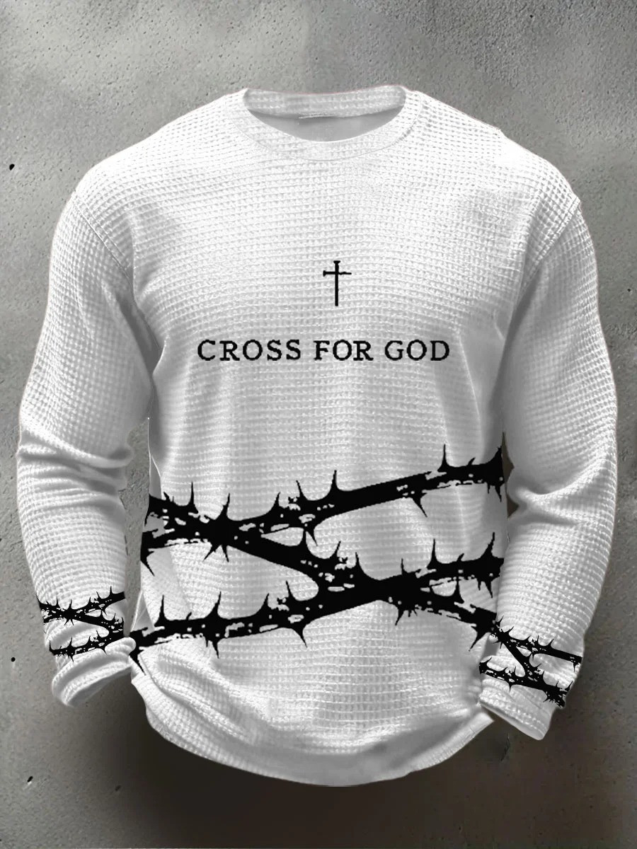 Cross For God Hoodie Christian Streetwear Faith Based Apparel Gifts For Christian - Woodnwickscandlecompany - Image 2