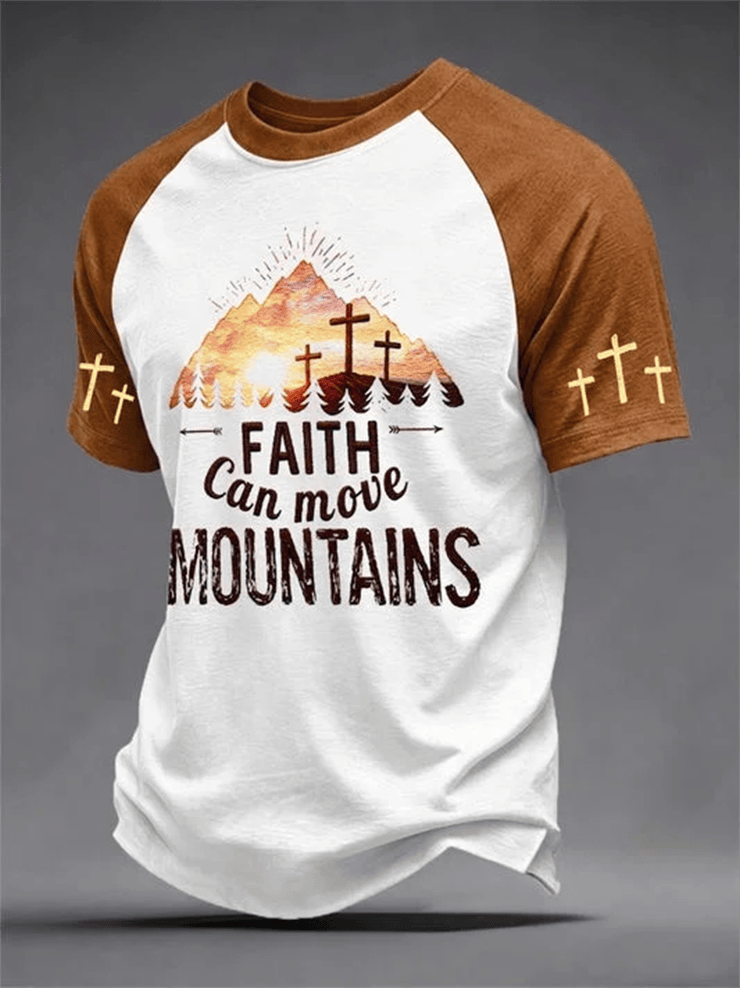 Faith Can Move Mountains Shirt Jesus Apparel Religious Inspired Outfits Gifts For Christian - WWCandleCo