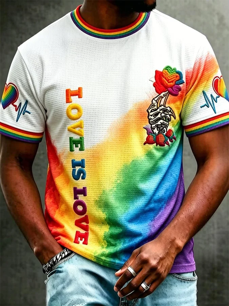 Pride Month Merch Love Is Love Rainbow Shirt Gay Apparel Clothing LGBTQ Gifts Idea - WWCandleCo