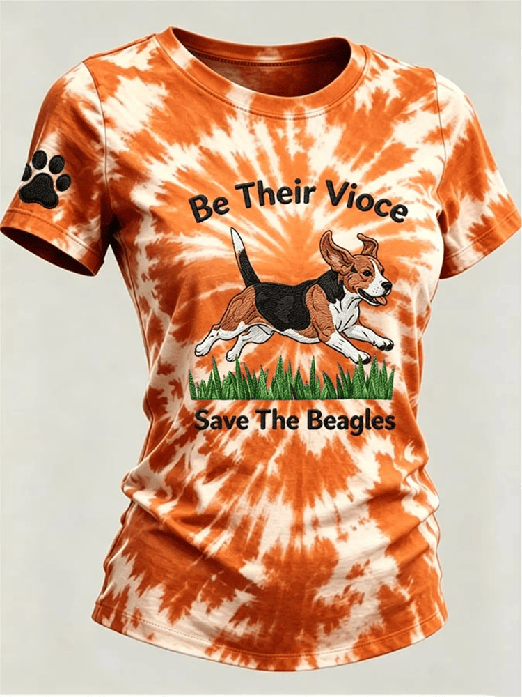 Save The Beagles Be Their Voice Shirt Dog Rescue Awareness Clothing Dog Mom Gifts - WWCandleCo