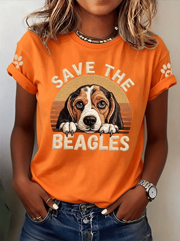 Save The Beagles Shirt Beagle Lover Advocacy Outfits Idea Gifts For Animal Lovers - WWCandleCo