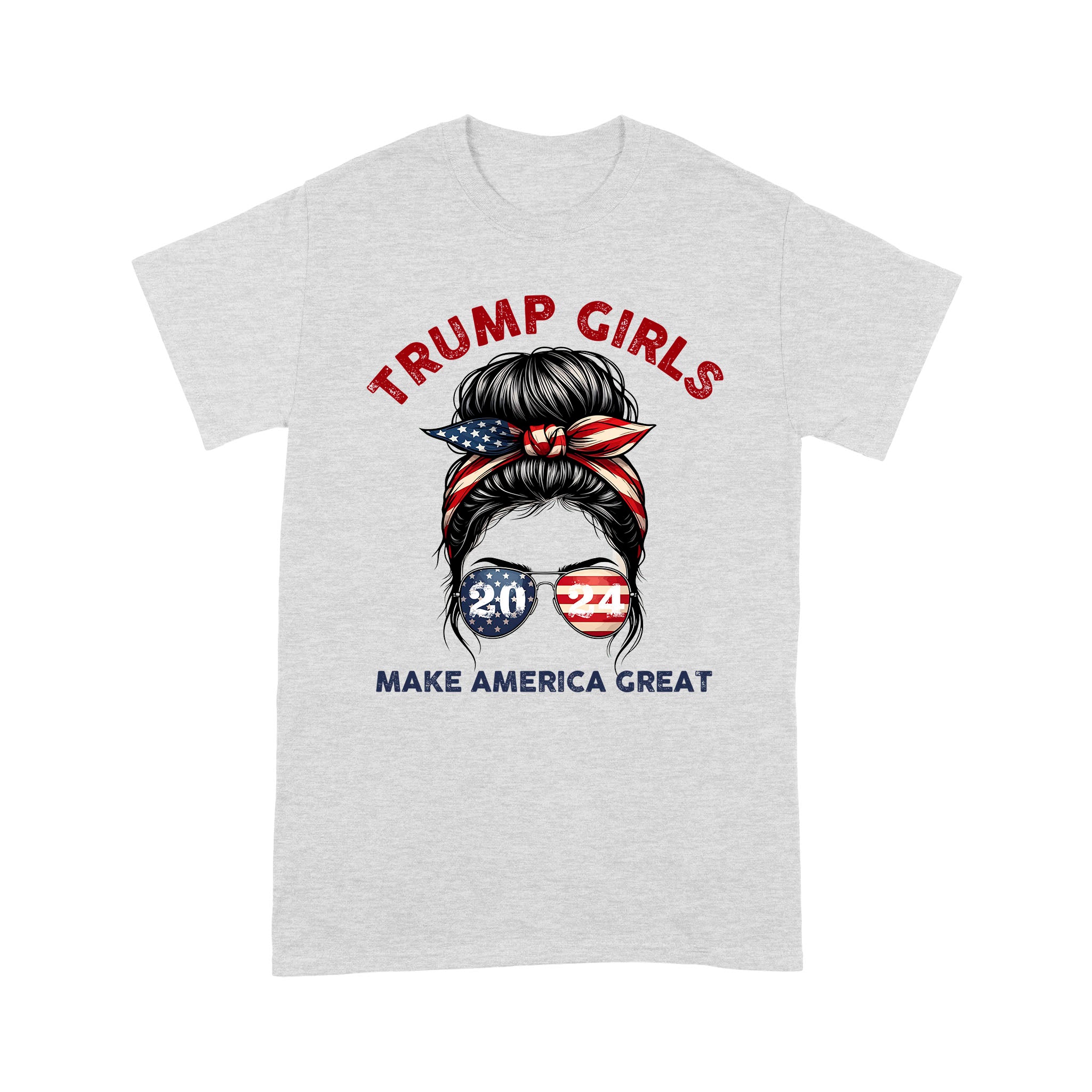 Patriotic Trump 2024 T-Shirt for Women - Trump Girls Make America Great T-Shirt - Image 8