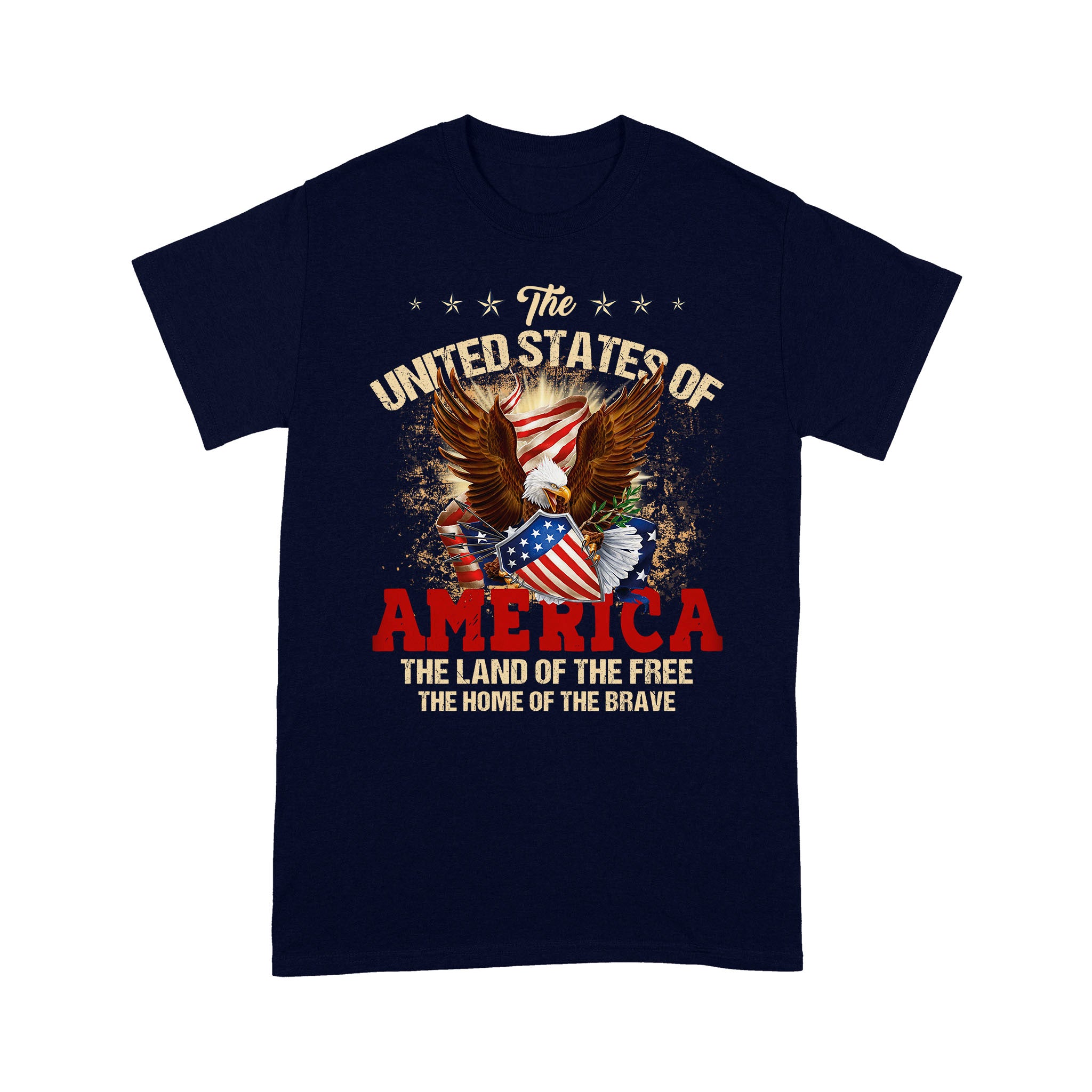 The United States of America Land of the Free Home of the Brave T-Shirt - Image 4