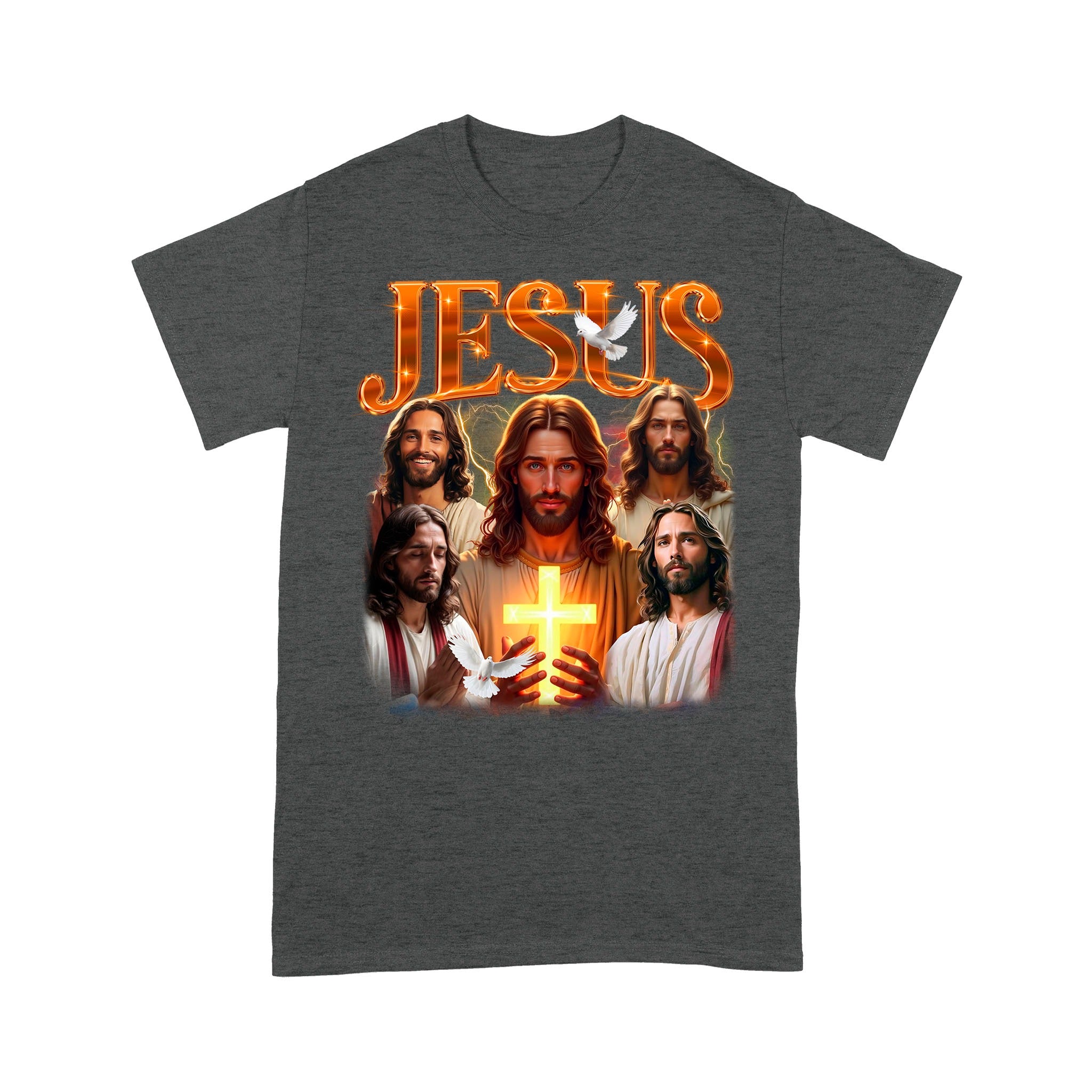 Jesus Bootleg Vintage T-Shirt, Gift Christian Faith Christ, Funny Retro Christian Religion T-Shirt - Image 15