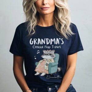 Cat Grandma's Official Nap T-Shirt, Great Gifts For Grandma T-Shirt