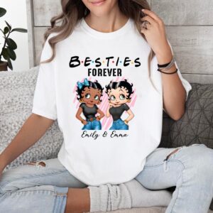 Vintage Girl, To My Best Friend Besties Forever T-Shirt