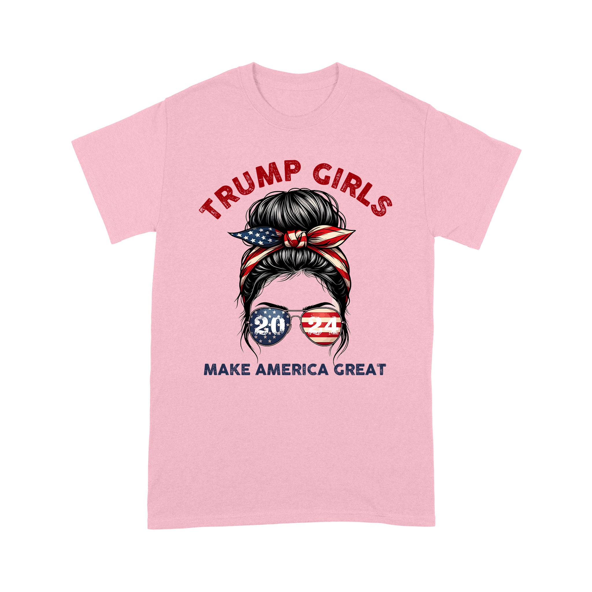 Patriotic Trump 2024 T-Shirt for Women - Trump Girls Make America Great T-Shirt - Image 5
