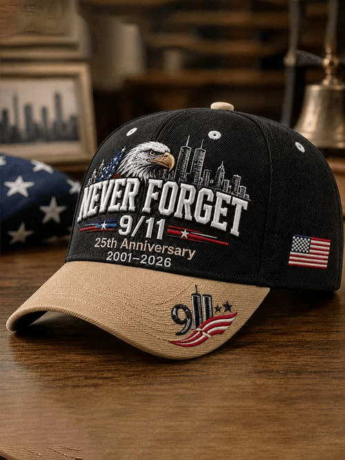 25th Anniversary Baseball Cap We Will Never Forget 2001 2026 Cap Gift