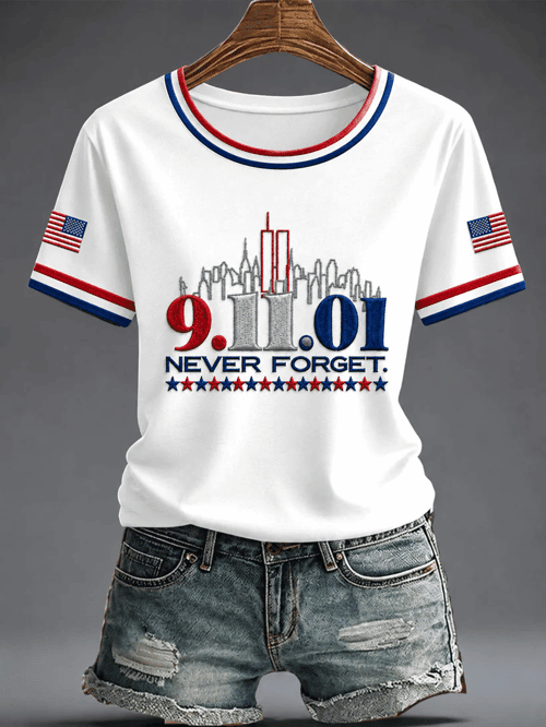25th Anniversary T-Shirt We Will Never Forget Shirt Gift For NYPD 9-11 Officers