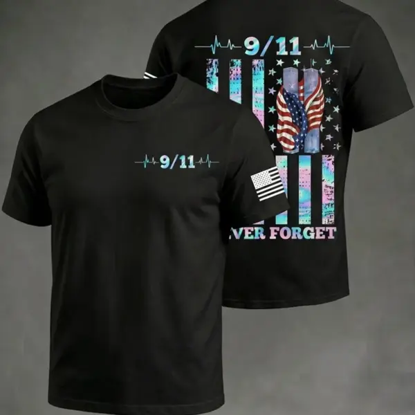 911 25th Anniversary Never Forget Shirt 911 Tribute Graphic Tee