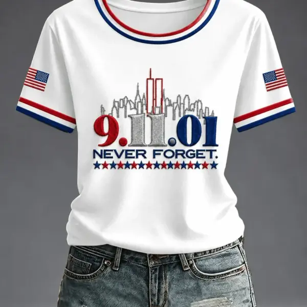 911 25th Anniversary Never Forget Shirt Memorial 911 Graphic Tee