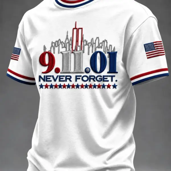 911 25th Anniversary Never Forget T-Shirt 911 Anniversary Clothing Line