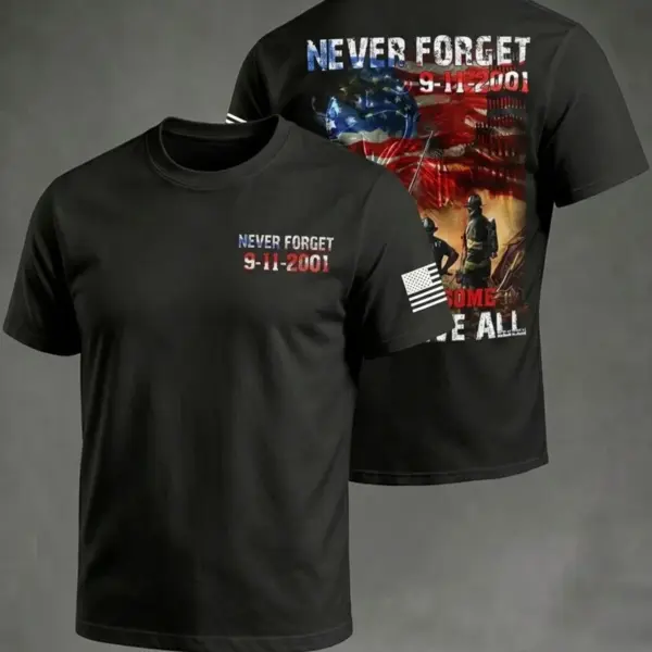 911 25th Anniversary Never Forget T-Shirt Patriotic Apparel Best Gift For Brother