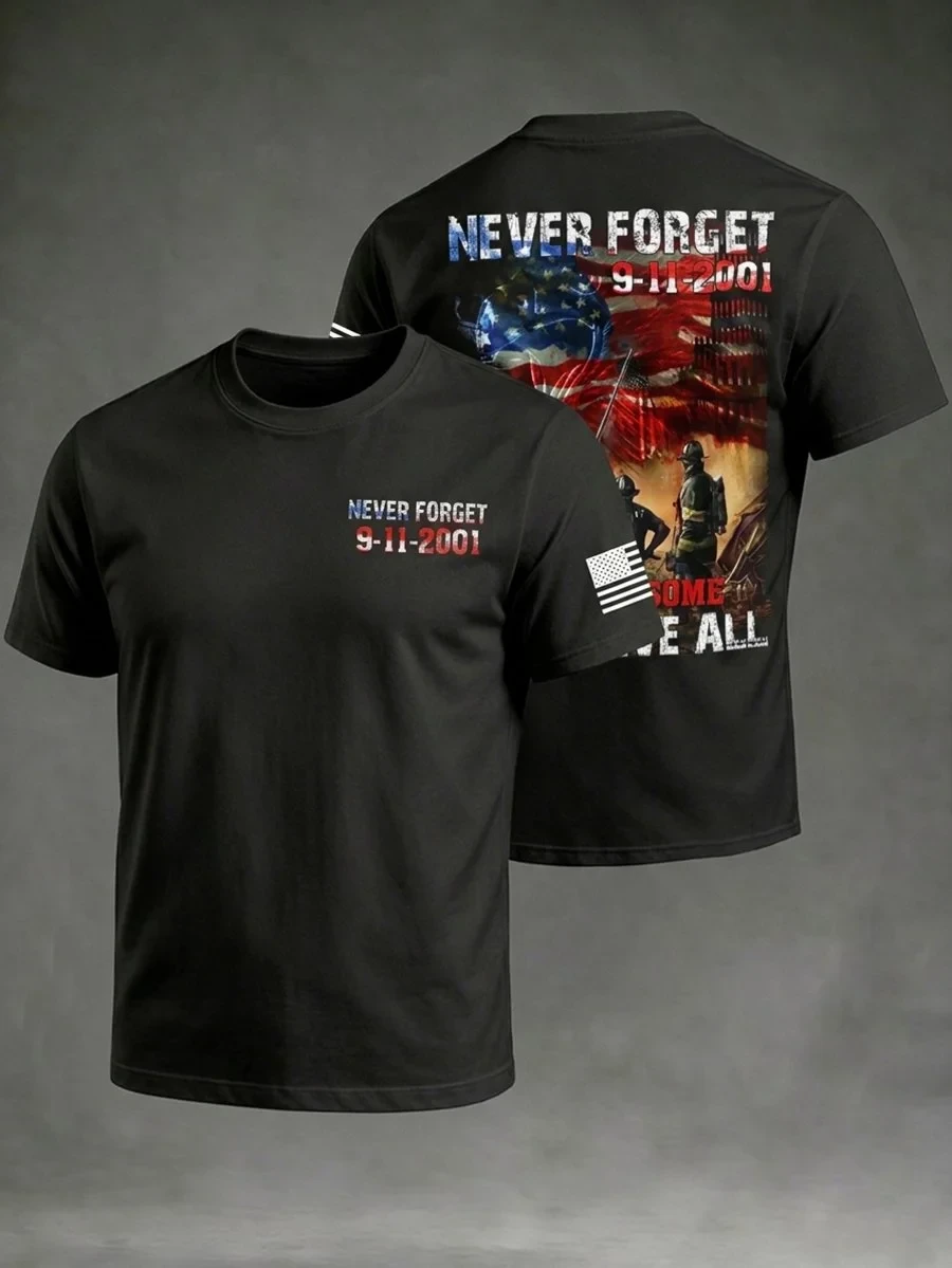 911 25th Anniversary Never Forget T-Shirt Patriotic Apparel Best Gift For Brother