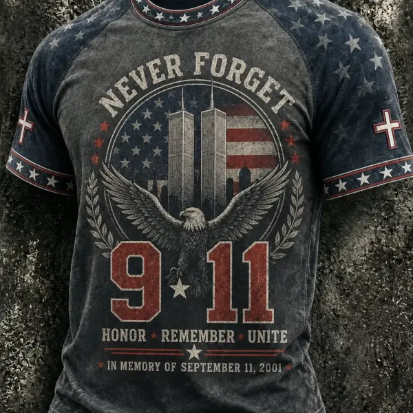 911 25th Anniversary Never Forget Vintage Stars Shirt 911 Merch Memorial Gift Ideas