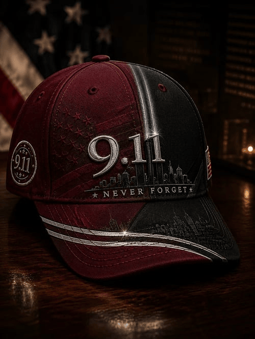 911 25th Anniversary We Will Never Forget Hat Twin Towers Cap Birthday Gift For Husband