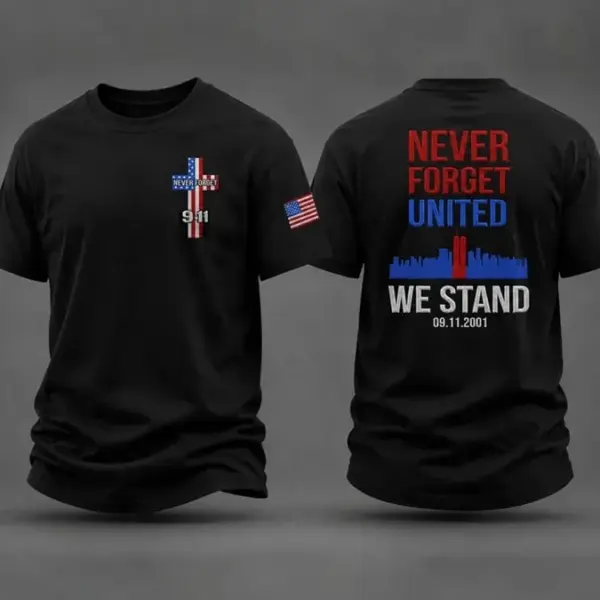 911 25th Anniversary We Will Never Forget Shirt 911 Apparel Gift For Husband