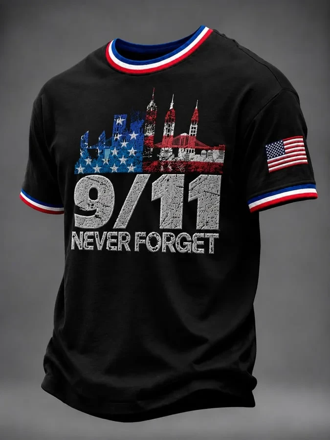 911 25th Anniversary We Will Never Forget Shirt 911 Memorial Shirt Tribute Gift