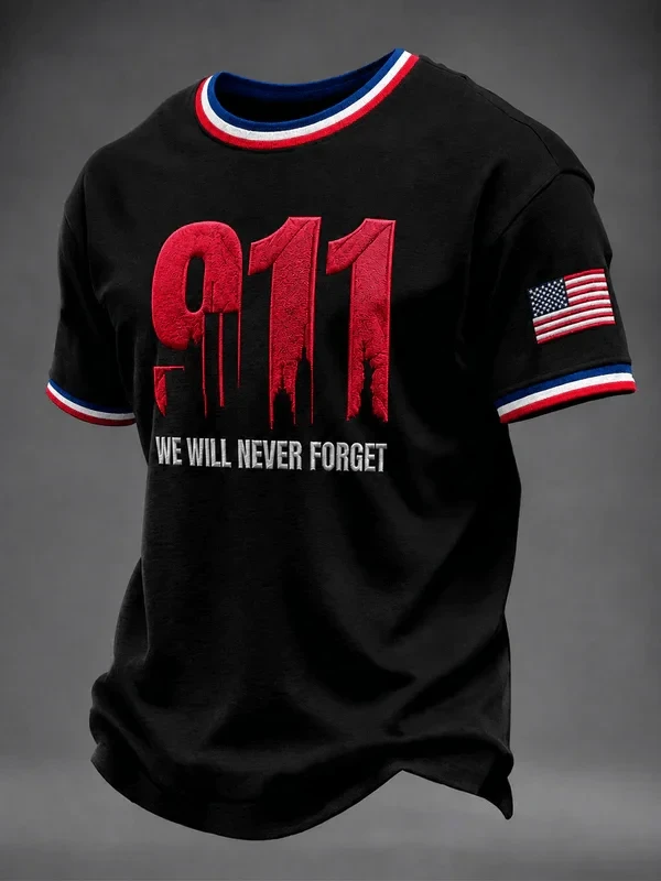 911 25th Anniversary We Will Never Forget Shirt Patriot Day Clothing
