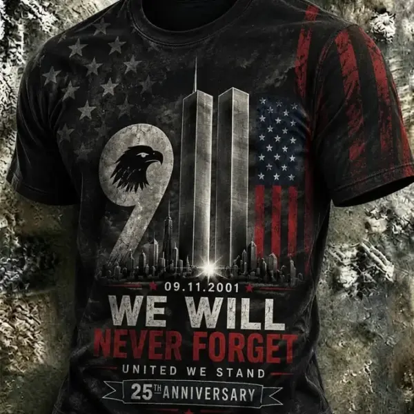 911 25th Anniversary We Will Never Forget Vintage Shirt 911 Clothes Best Gift Ideas