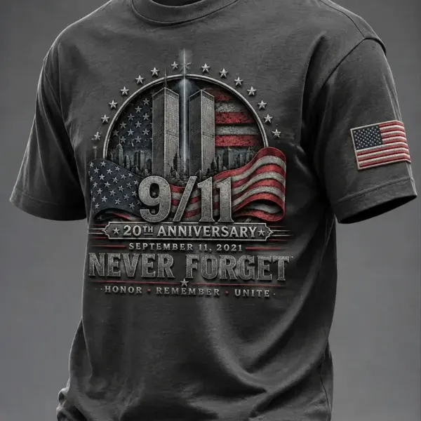 911 25th Anniversary We Will Never Forget Vintage Shirt 911 Memorial Tee