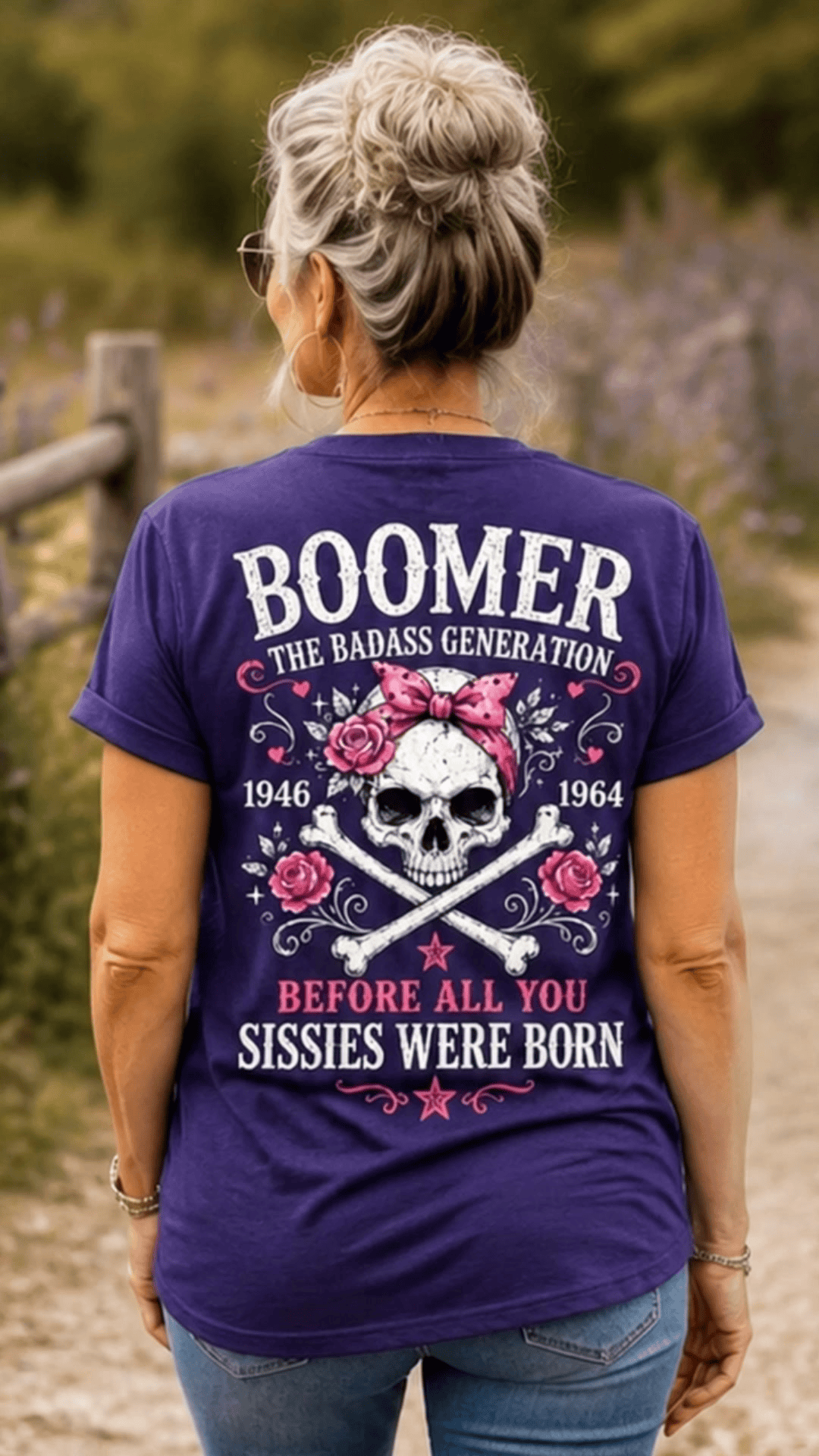 Boomer Before All You Sissies Were Born T-Shirt Skull Crossbones Merch Gift For Proud Grandmas