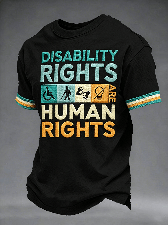 Disability Rights Are Human Rights T-Shirt Disability Awareness Shirt Present