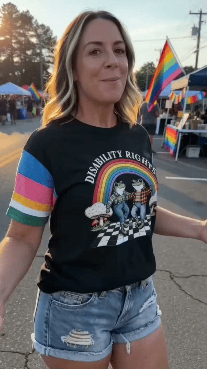 Disability Rights T-Shirt Disability Pride Month Shirt Funny Gifts For Fans