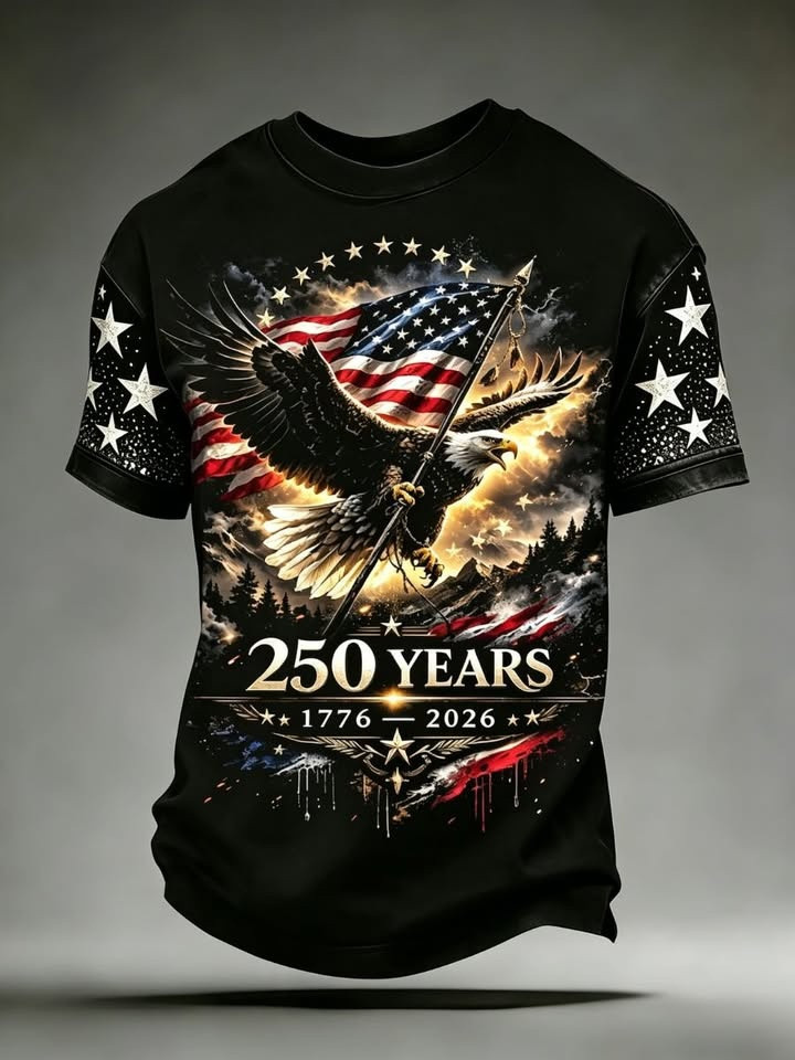 Eagle USA Flag Shirt 250 Years Of Freedom Clothing Gift For Independence Day - WWCandleCo