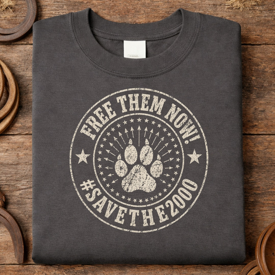 Free Them Now T-Shirt 2 000 Beagles Merch Gift Ideas For Him - WWCandleCo