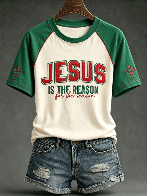 Jesus T-Shirt Is The Reason For The Season Apparel Gift For Faithful Christians