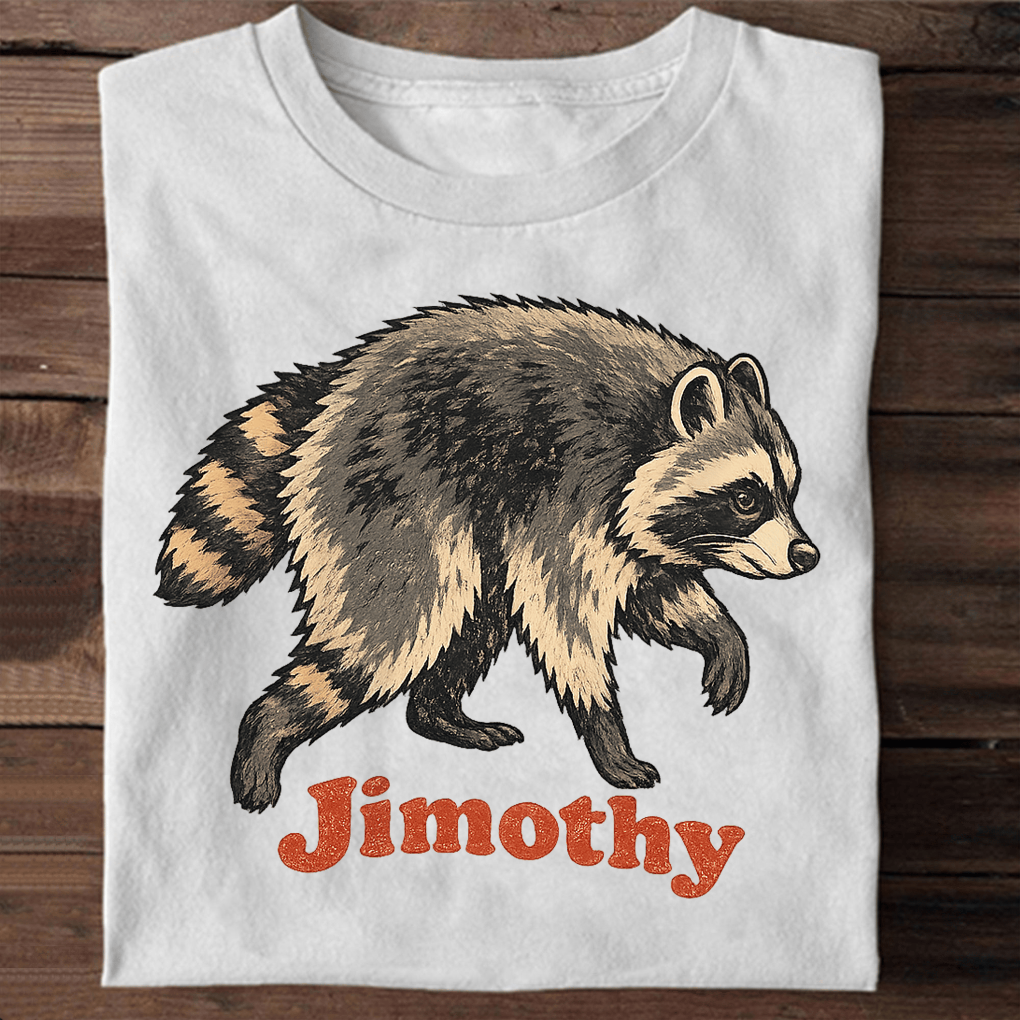 Jimothy Raccoon Vintage T-Shirt Team Jimothy Raccoon Clothes Meaningful Gifts Ideas