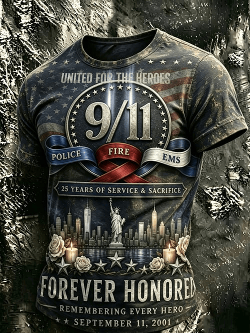 Never Forget Sept 11 T-Shirt Memorial Stars Clothes Gift For Proud Patriots
