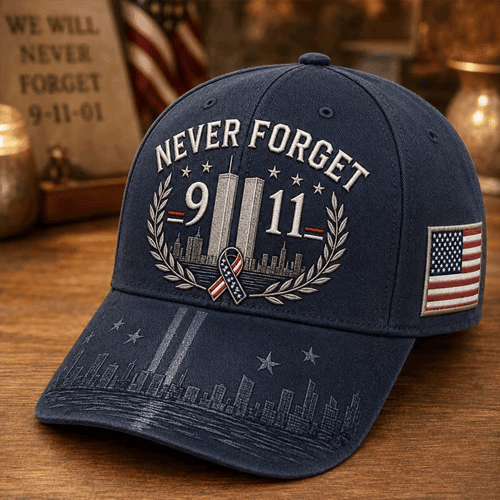 Never Forget September 11 Hat Patriotic American Flag Cap Gift For Proud Veterans