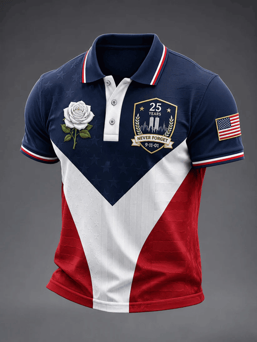 Patriot Spirit Polo Shirt United We Stand Merch Gift For Proud Patriots