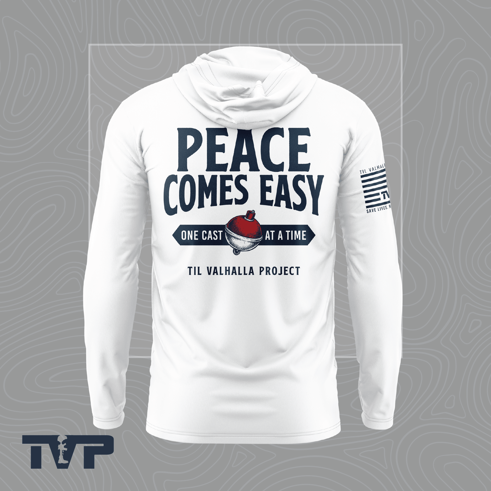 Peace Comes Easy Hoodie American Flag Cross Apparel Gift For Proud Veterans