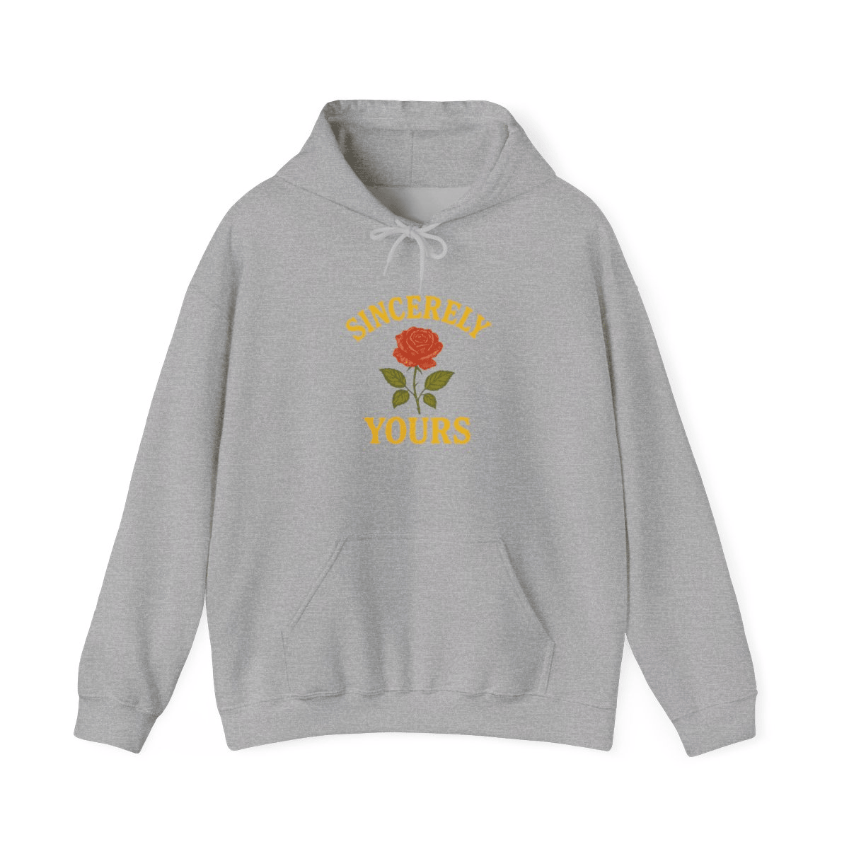 Sincerely Yours Hoodie Sincerely Yours Red Rose Flower Clothes Present Ideas