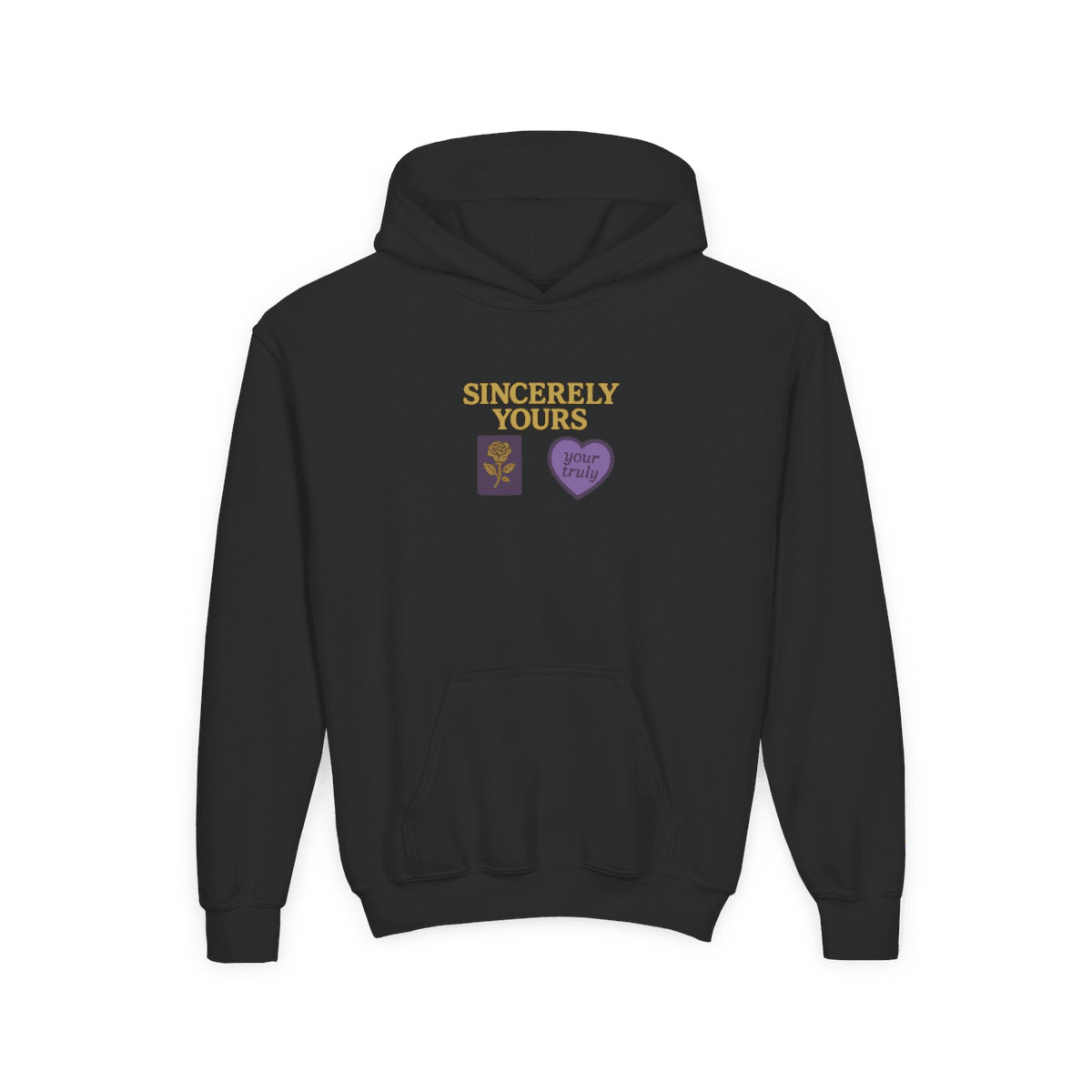 Sincerely Yours Hoodie Sincerely Yours Yours Truly Heart Rose Clothes Fan Gift