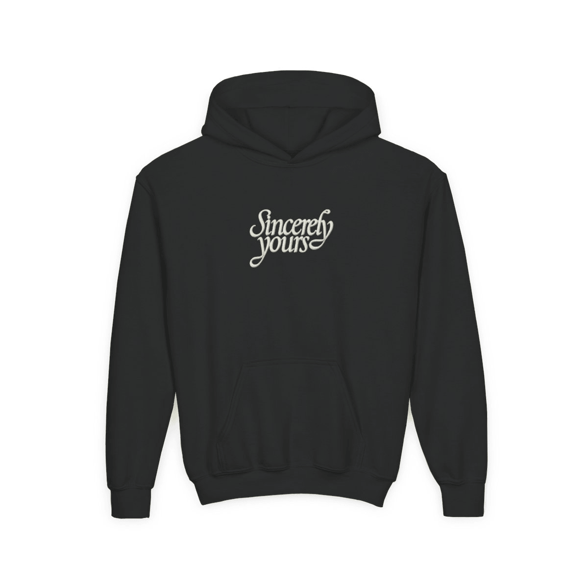 Sincerely Yours Hoodie Vintage Minimalist Style Apparel Gift For Close Friends