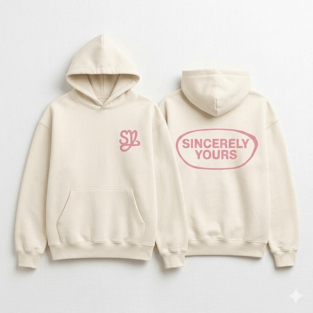 Sincerely Yours Merch Sincerely Yours Gloss Pocket Hoodie Present Ideas
