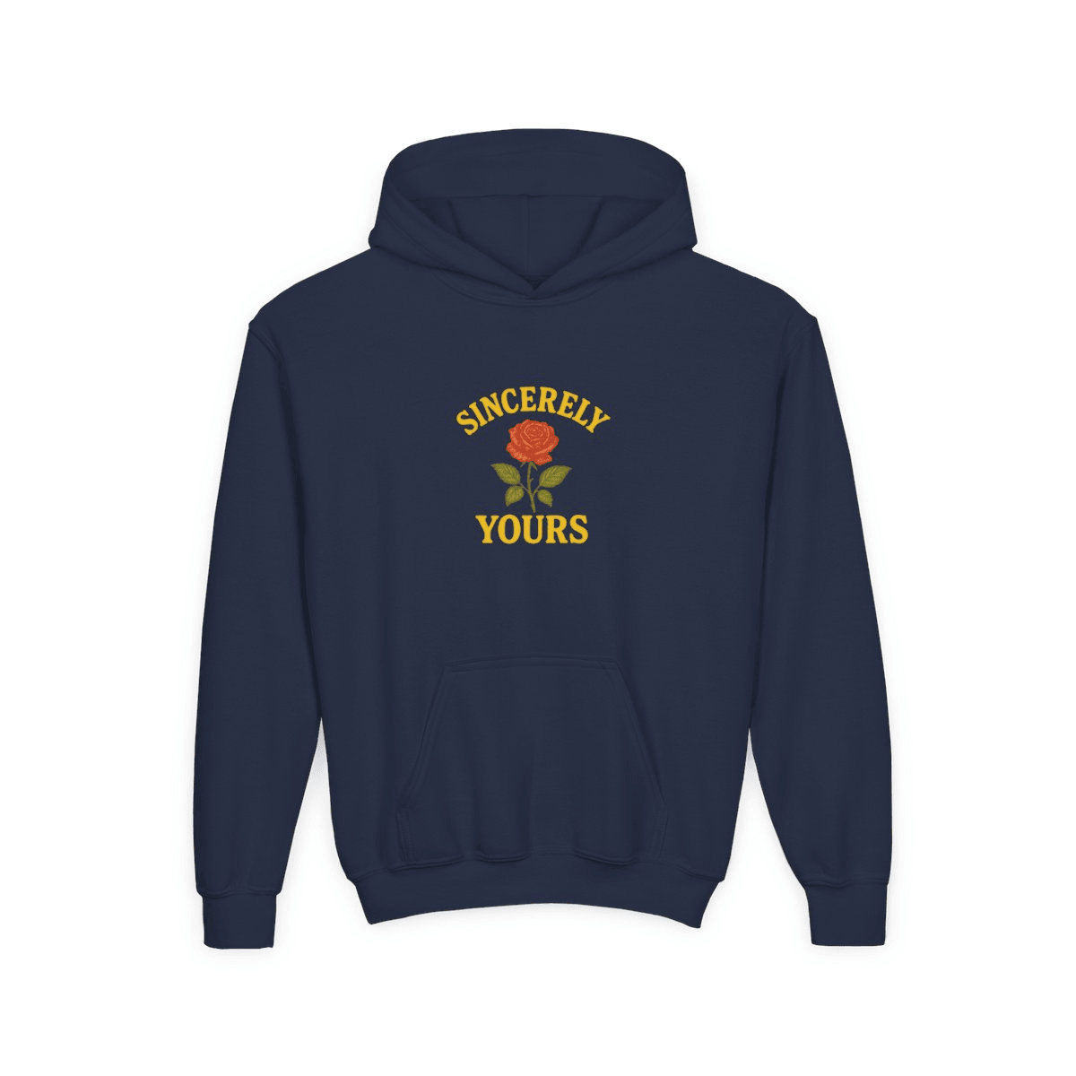 Sincerely Yours Red Rose Flower Hoodie Sincerely Yours Merch Gift For Flower Lovers