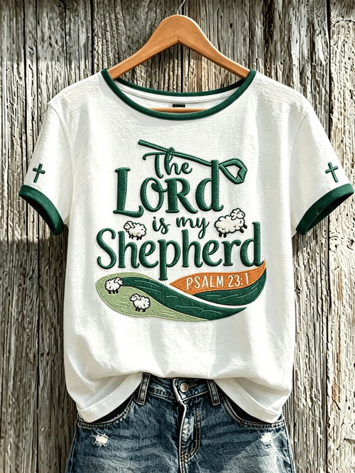 The Lord Is My Shepherd Psalm 23 1 Sheep T-Shirt The Lord Merch Gift For Christian Fans