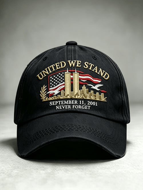 United We Stand Baseball Cap September 11 2001 Never Forget Cap Gift For USA Patriots