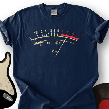 VU Meter Audio Volume Level T-Shirt Gift Ideas For Sound Engineers