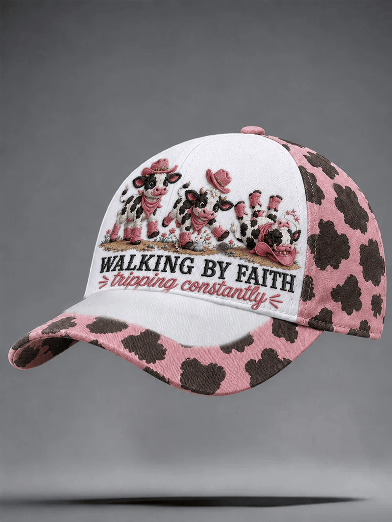 Walking By Faith Hat Walking By Faith Pink Leopard Cap Birthday Gift Ideas