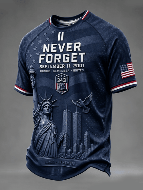 We Will Never Forget 2001-2026 T-Shirt 25th Anniversary Clothing Presents Ideas