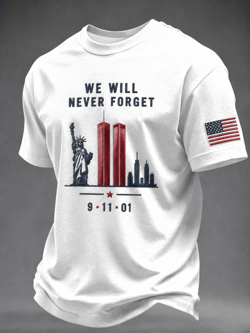 We Will Never Forget T-Shirt United We Stand September 11 Attacks Clothing Gift Ideas